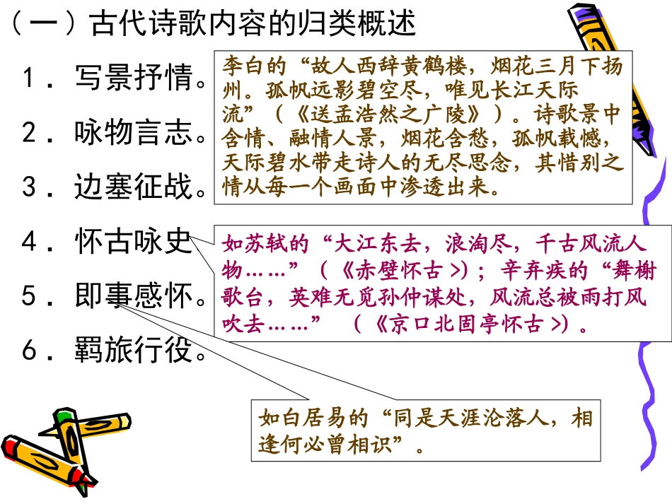 古代诗歌鉴赏评价诗歌的思想内容_第3页