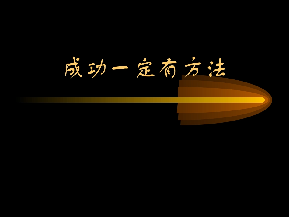 成功一定有方法_第1页