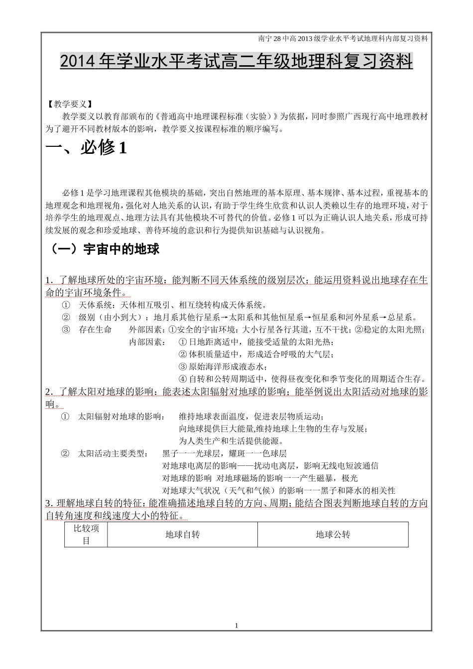 2014-学考总复习掌中宝-精编完整版_第1页