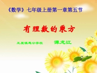 _有理数的乘方说课课件