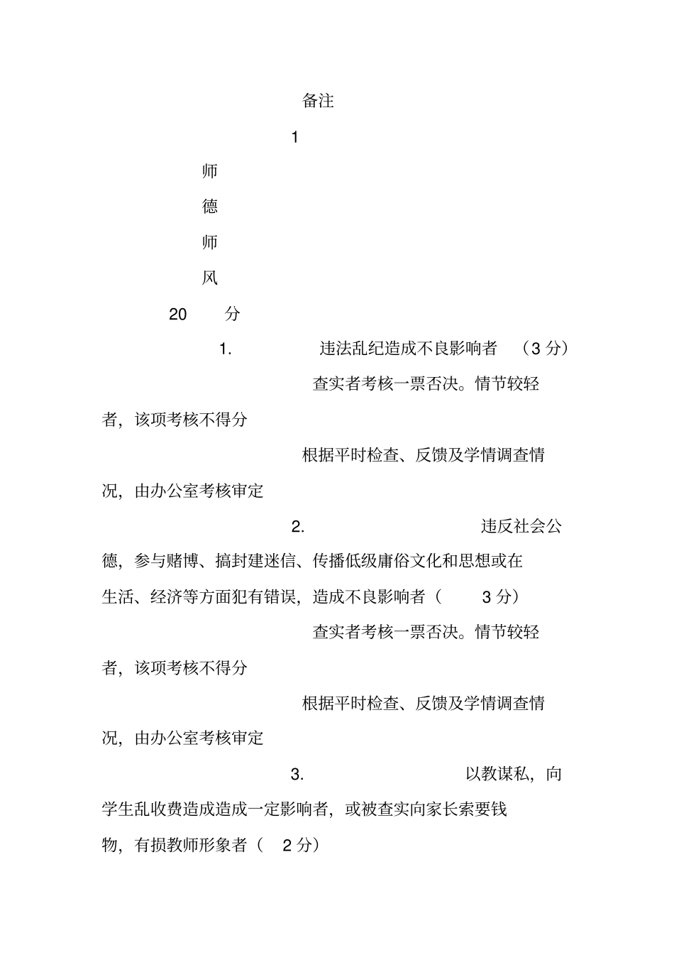 中学教师工作考核方案_第2页