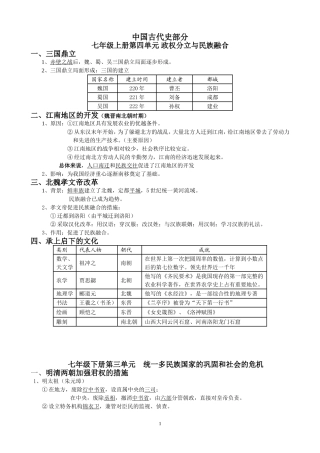 2011年复习提纲