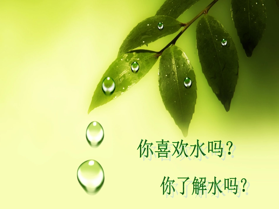 三年三班〈节约用水〉主题队会会课件_第3页