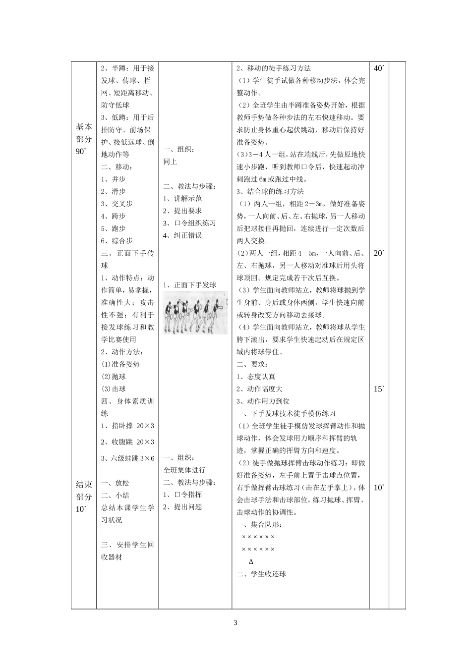 排球教案 (2)_第3页