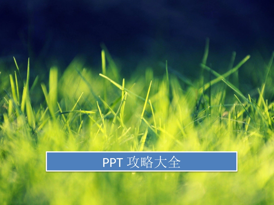 PPT制作秘籍_第1页