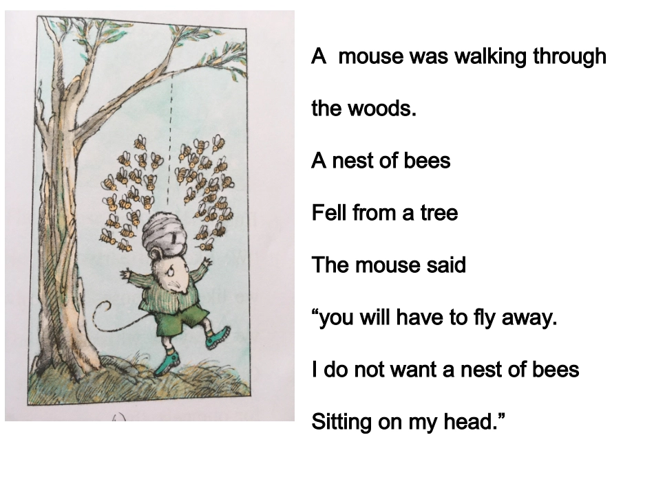 The bees and the mouse英语绘本PPT_第3页