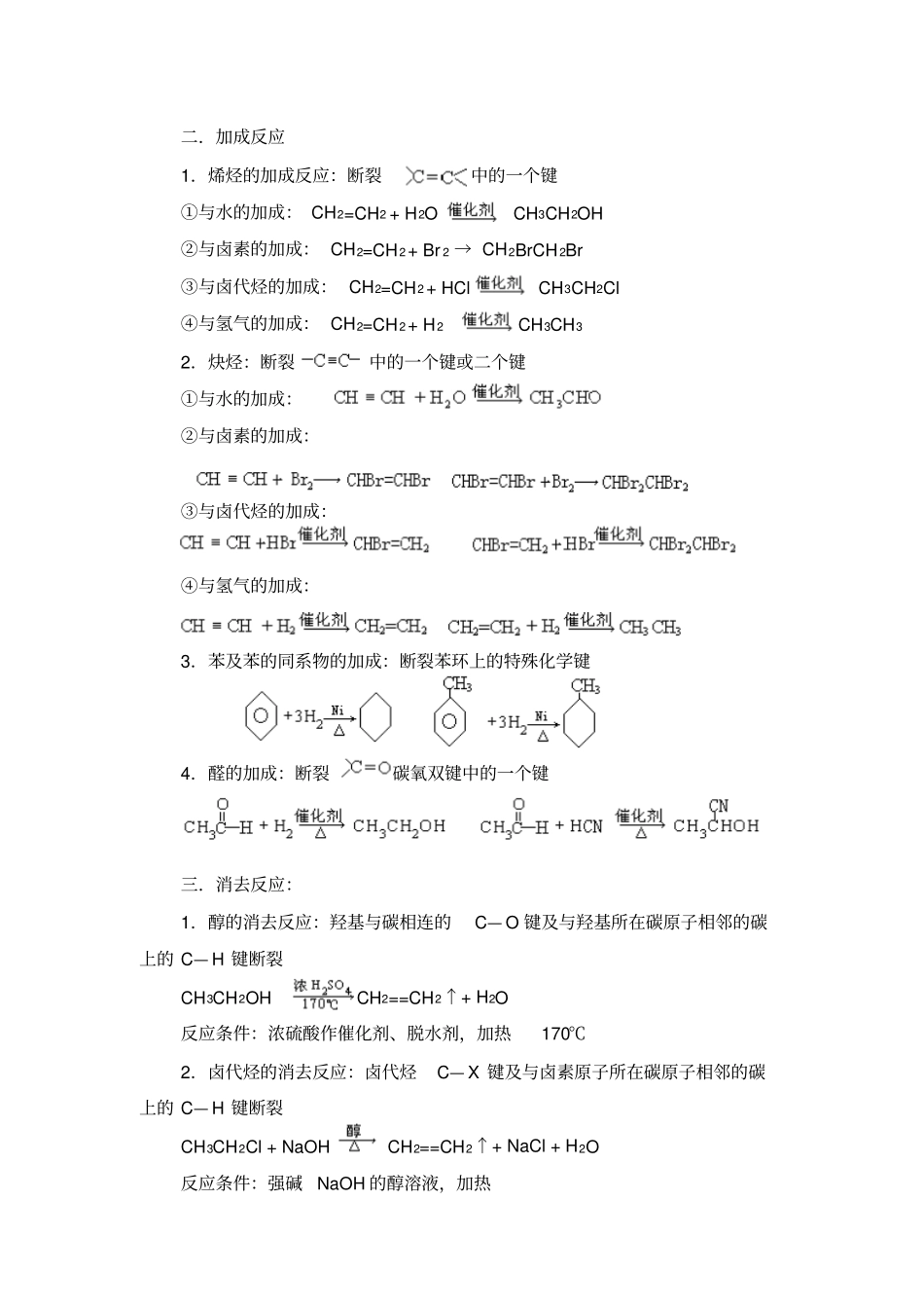 中学有机化学断键全解_第3页