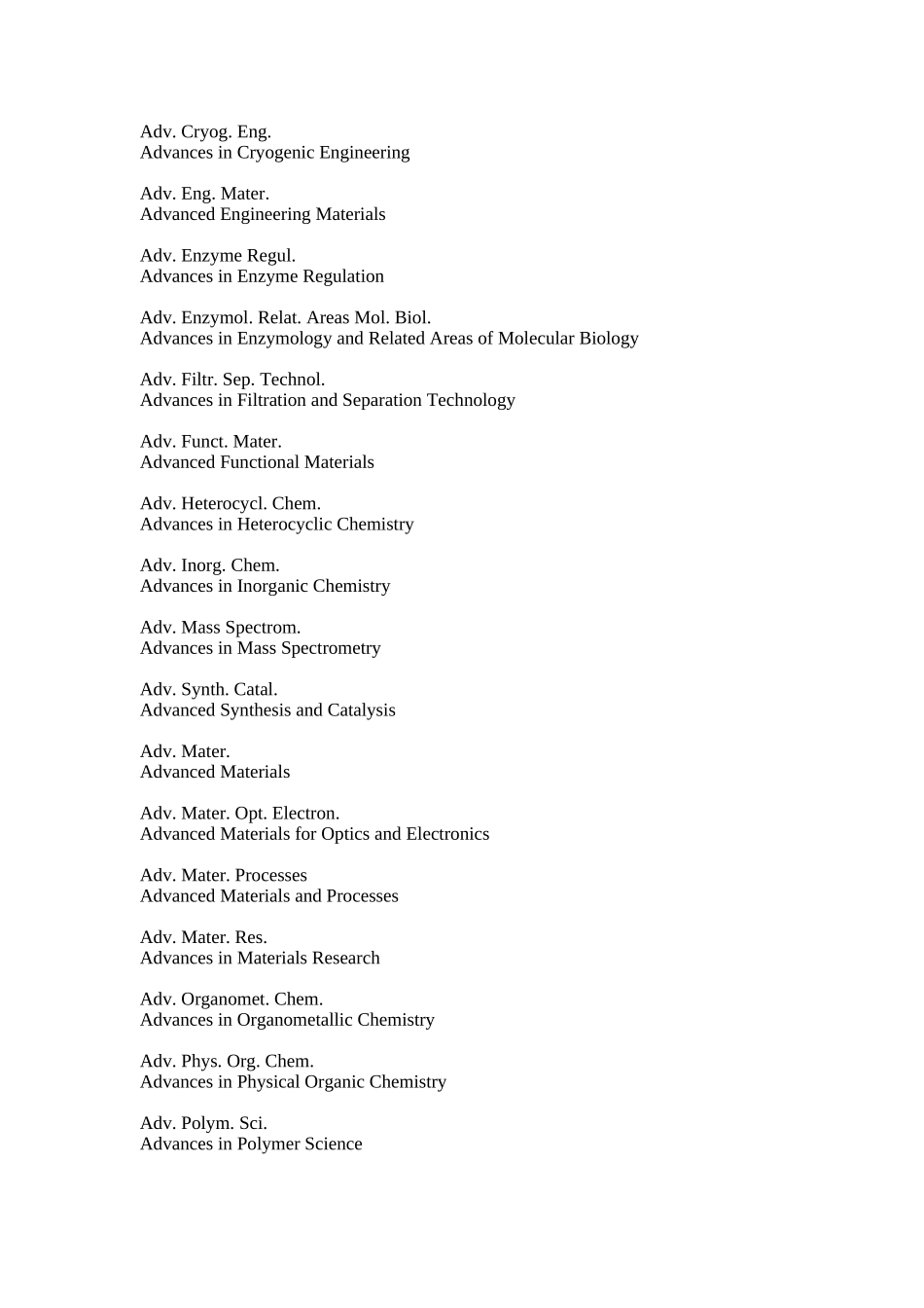 SCI英文期刊缩写对照_第3页