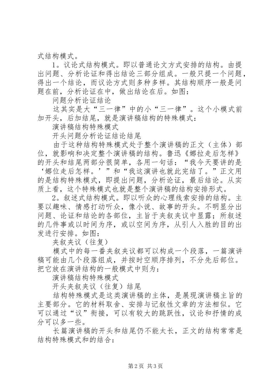 演讲稿的构思和构造_第2页