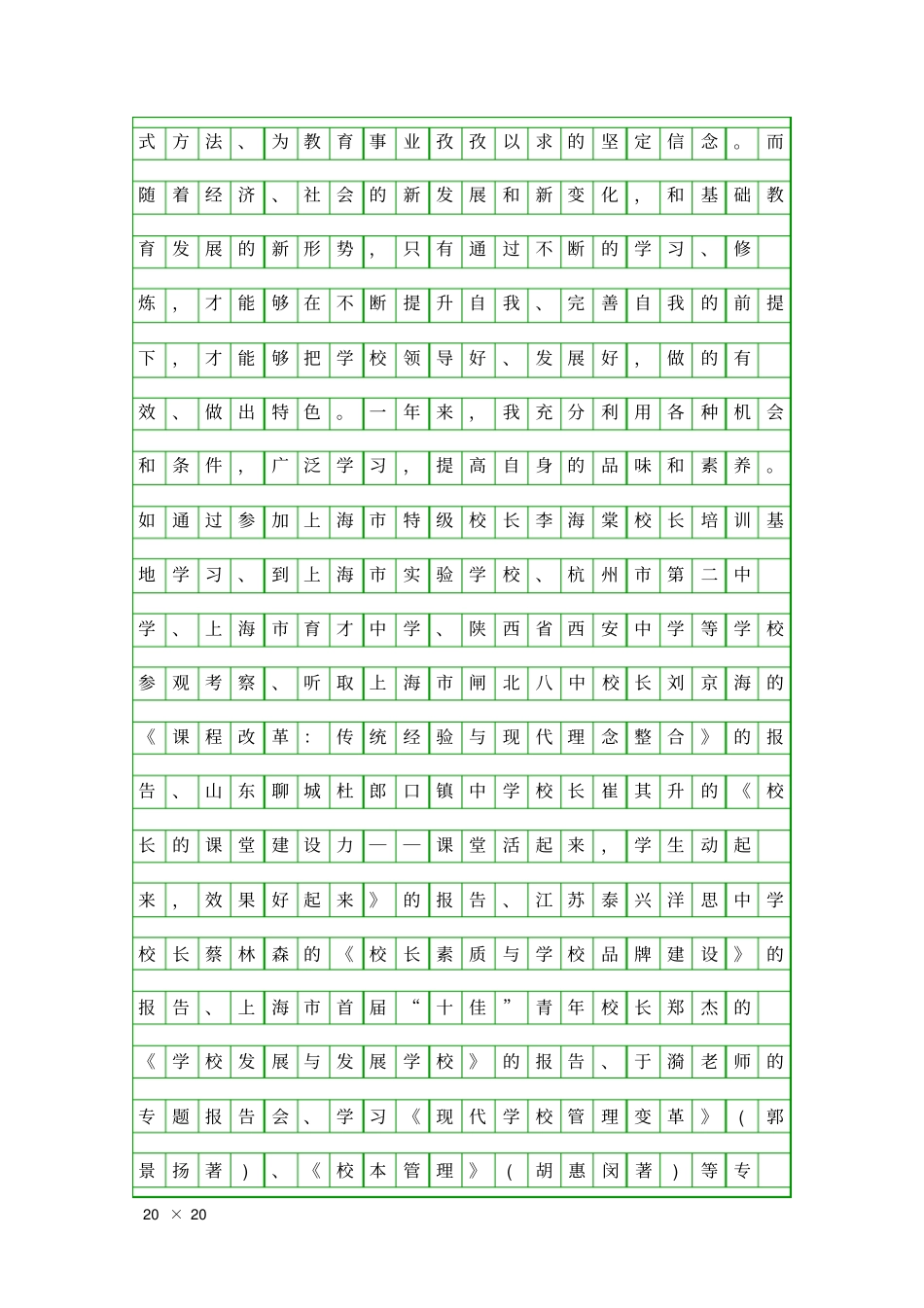 中学校长助理工作汇报精品工作报告_第2页