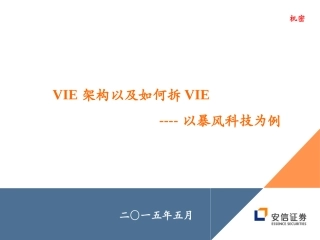 VIE架构以及如何拆VIE以暴风科技为例