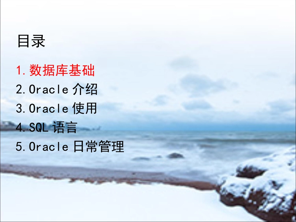 oracle基础培训课程_第3页