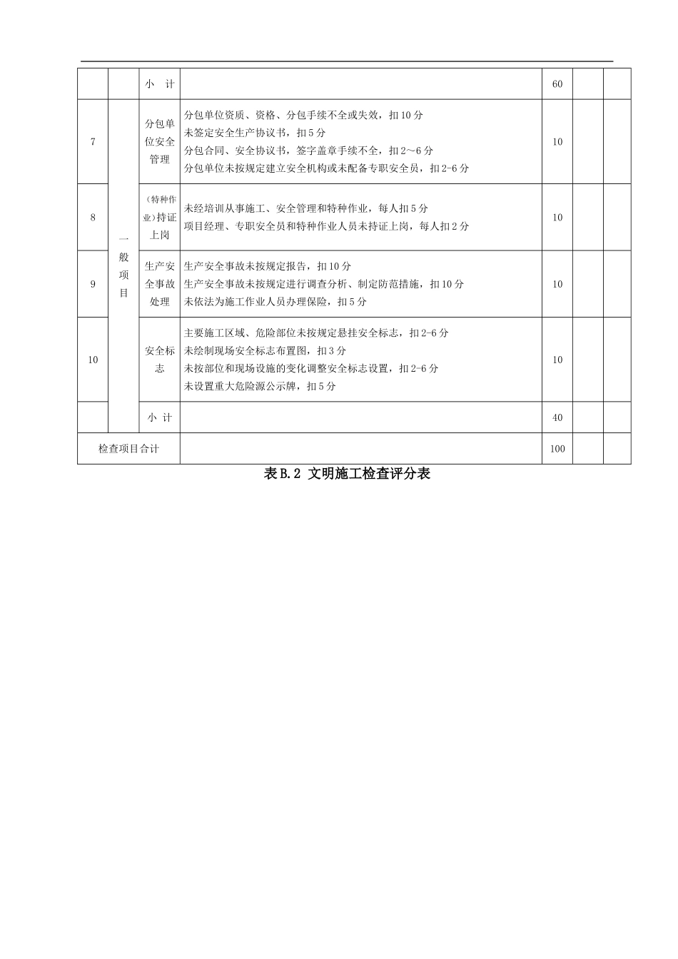JGJ59-2011建筑施工安全检查标准评分表(全套最新)_第3页