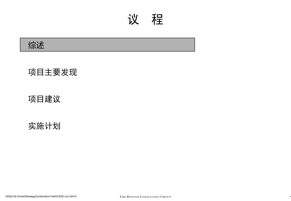 波士顿-汇源公司 未来业务发展战略,市场运营及组织改进计划200页_第2页