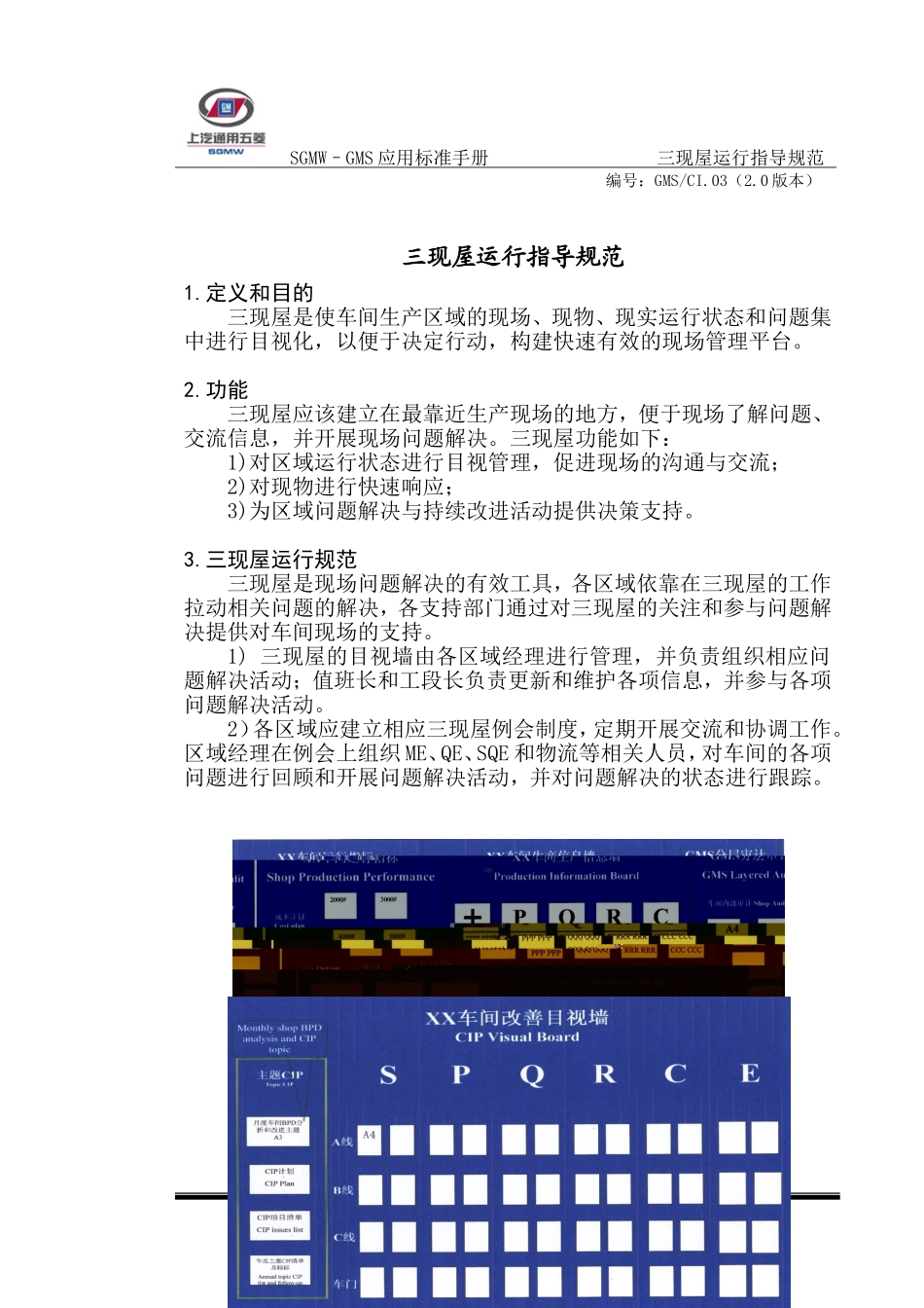 GMS-CI.03三现屋运行操作规范_第1页