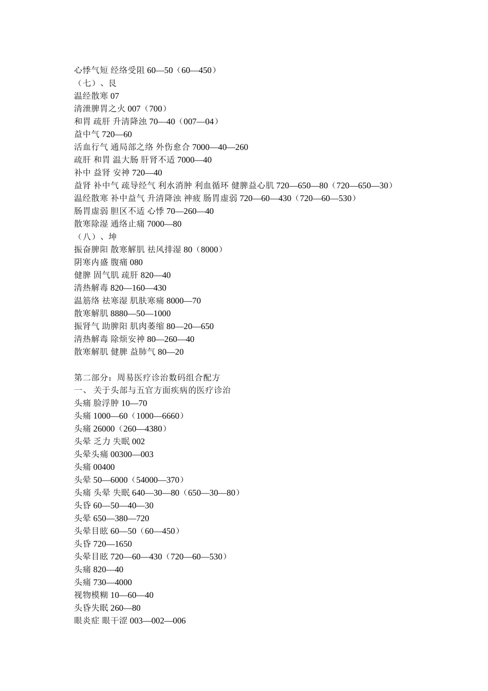 八卦象数疗法常见配方_第3页