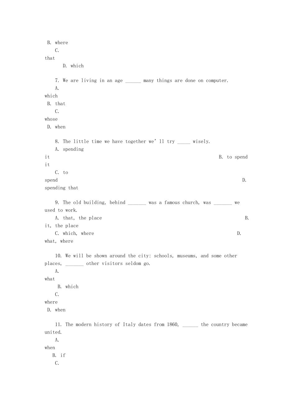 定语从句错题集_第2页