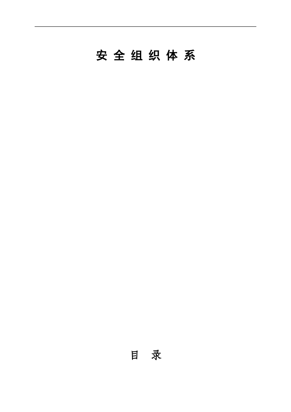 安全管理组织及管理体系图_第1页