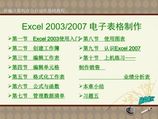 Excel电子表格制作自学教程(很有用)