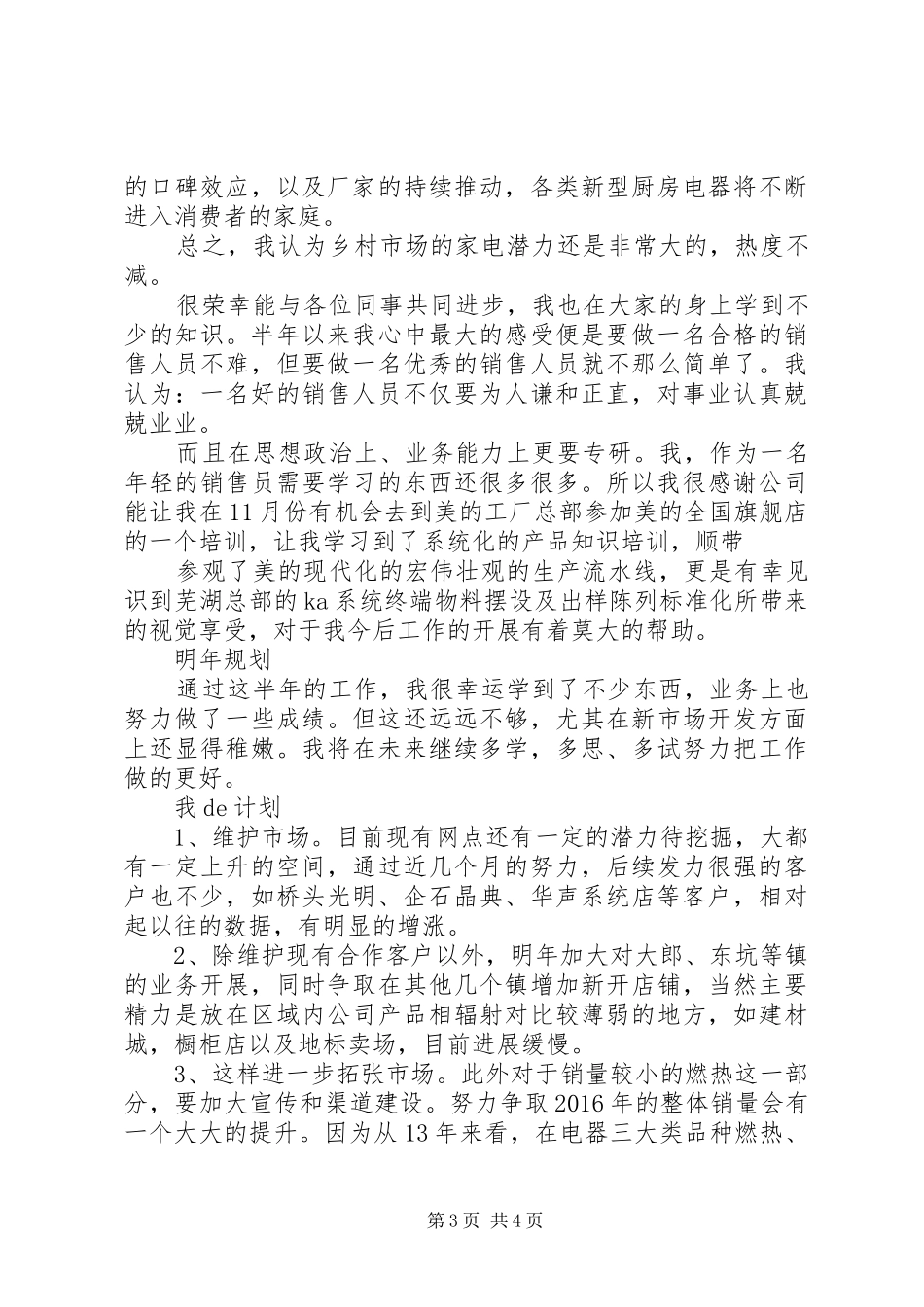 个人工作总结与计划_第3页
