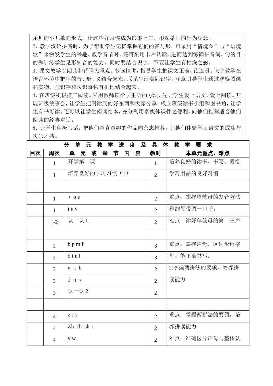 一语（上教学计划_第3页