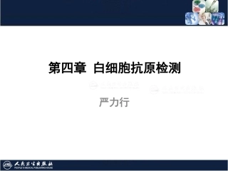 白细胞抗原系统检测