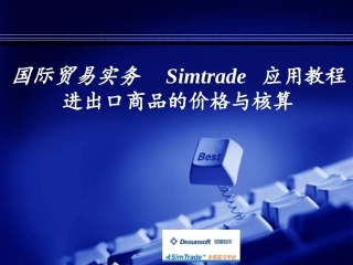 simtrade进出口预算