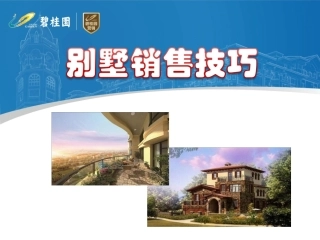 别墅销售技巧20140412