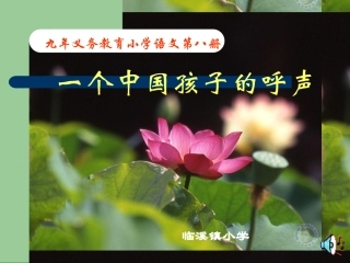 中国孩子的呼声
