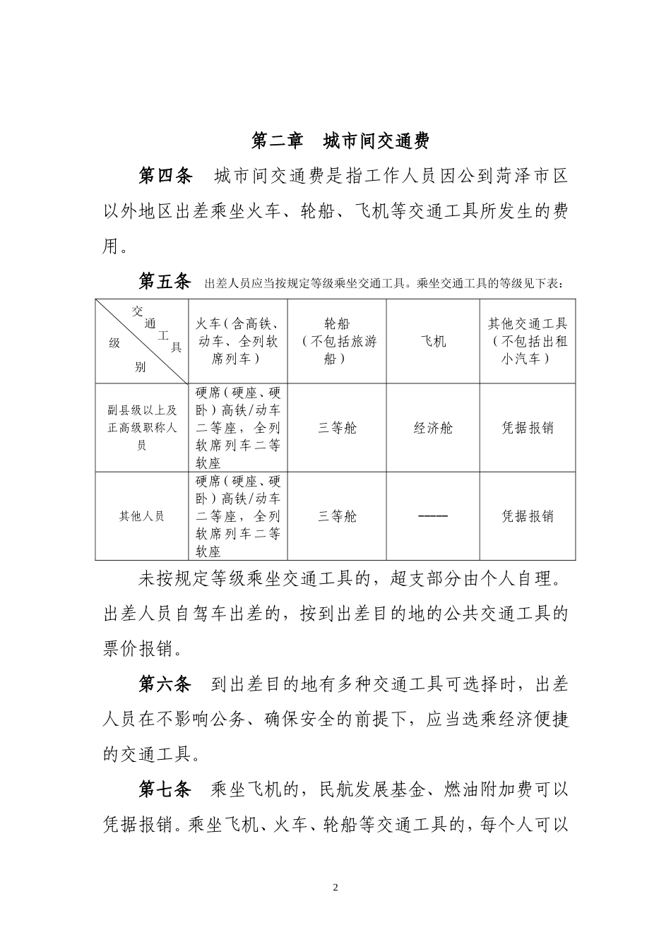 XX医院差旅费管理办法_第2页