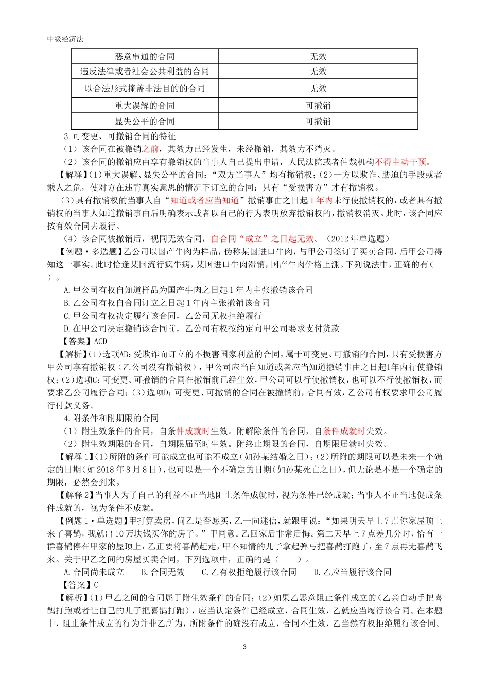 2018年中级-经济法复习资料整合_第3页