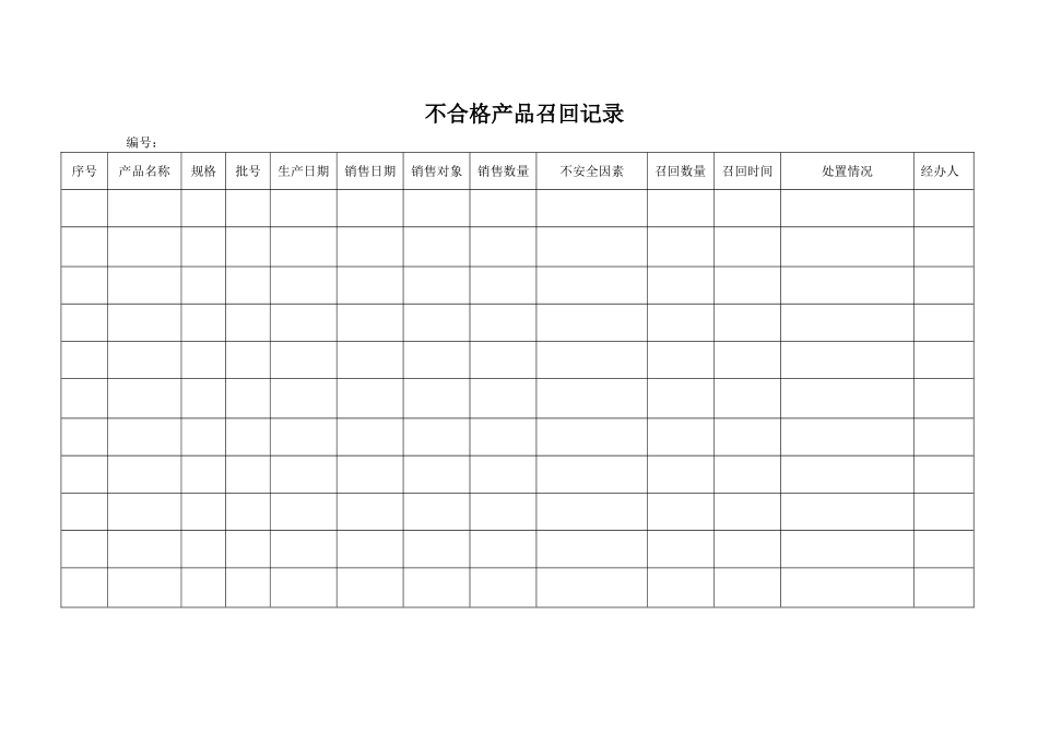 不合格产品召回记录_第1页
