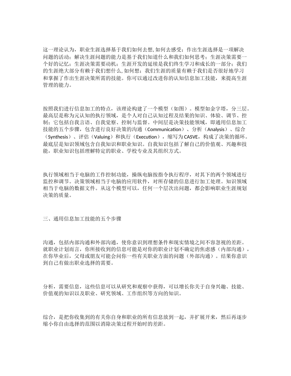 CIP(认知信息加工)理论_第2页