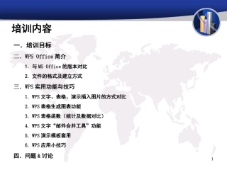 WPS—Office办公软件应用技巧培训