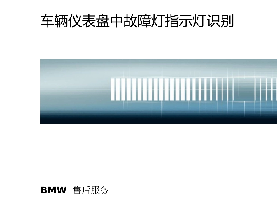 bmw仪表指示灯的含义_第1页