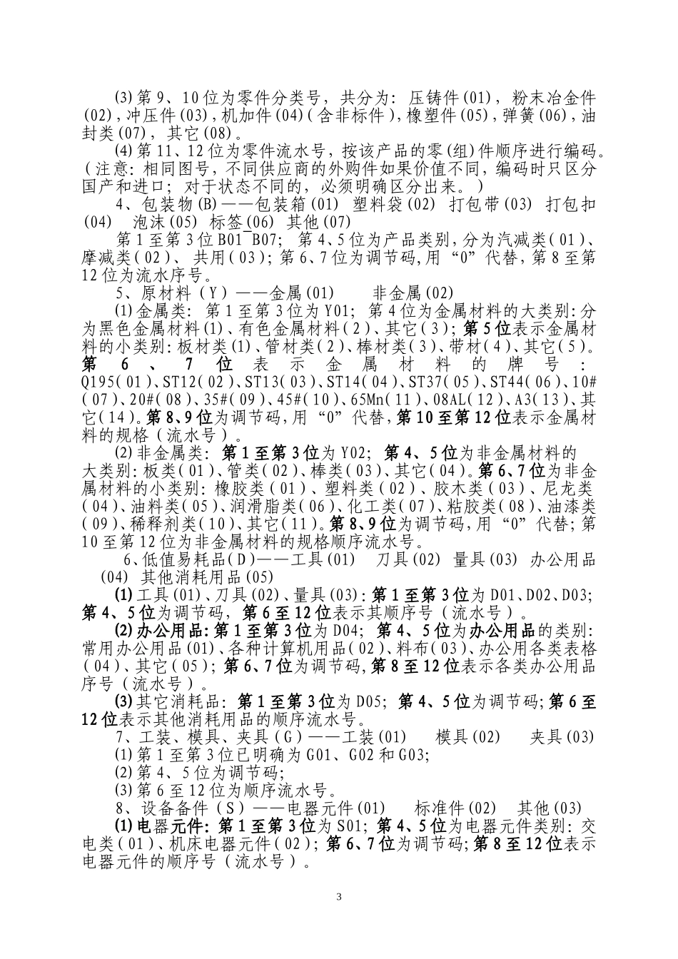 ERP系统物料编码规则_第3页