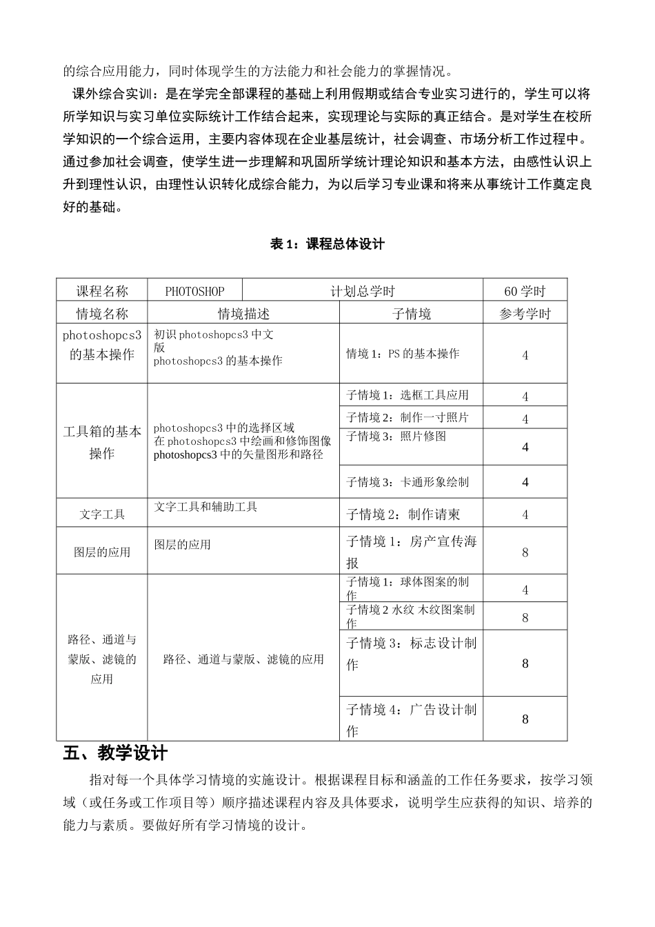 PHOTOSHOP课程标准_第3页