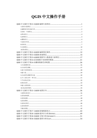 QGIS中文操作手册 (2)