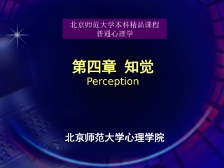 perception知觉(普通心理学)