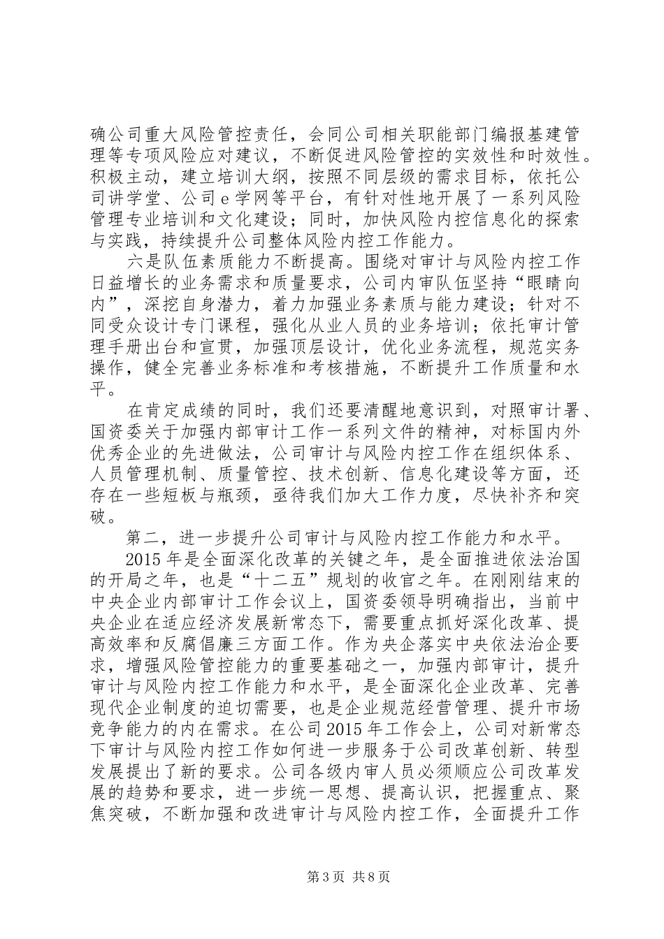 内审分管领导讲话(精)_第3页