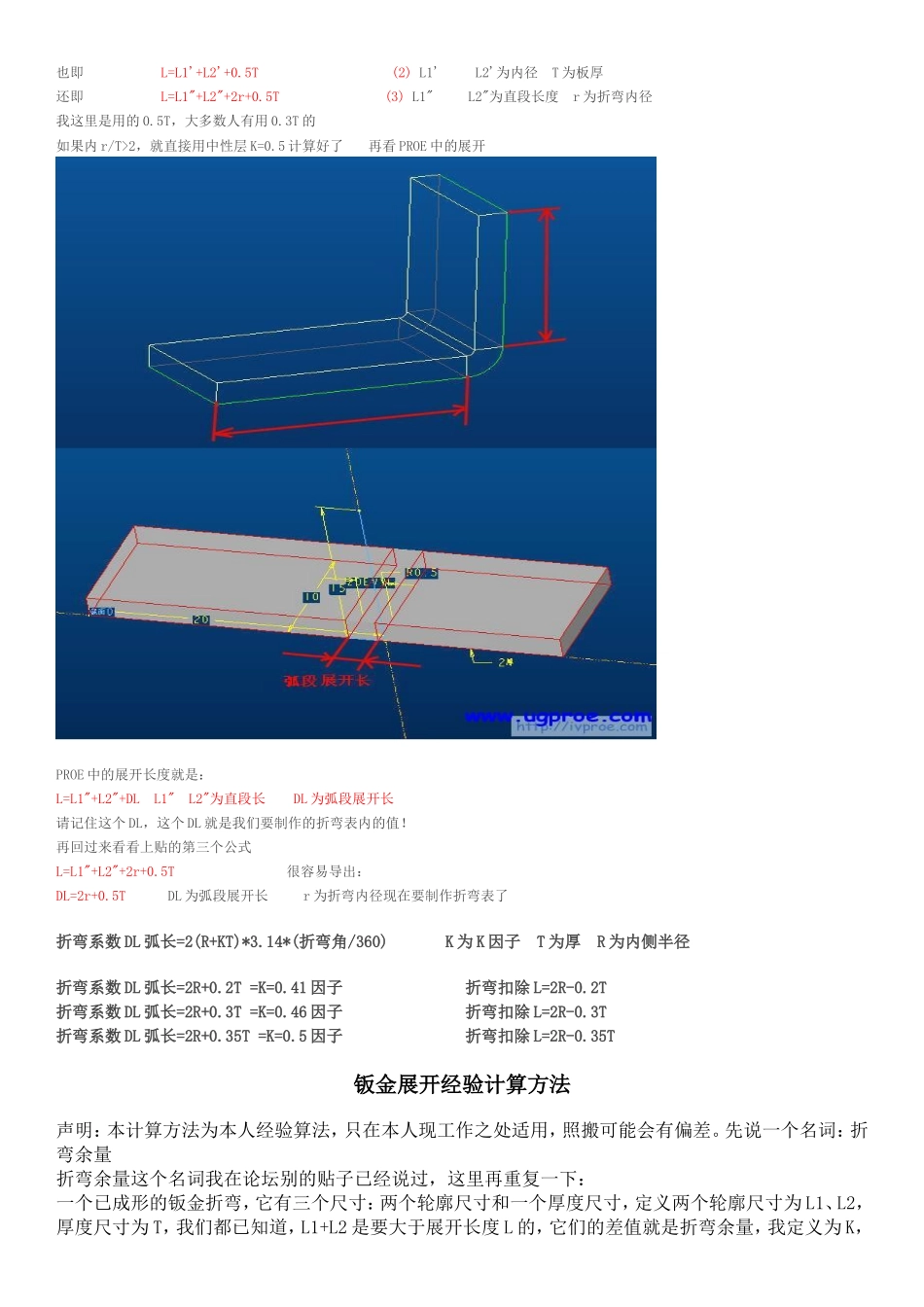 钣金加工计算公式集合_第2页