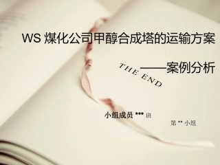 WS煤化公司甲醇合成塔的运输方案 分析