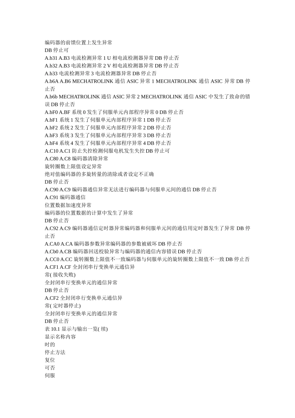 安川伺服器故障代码_第3页