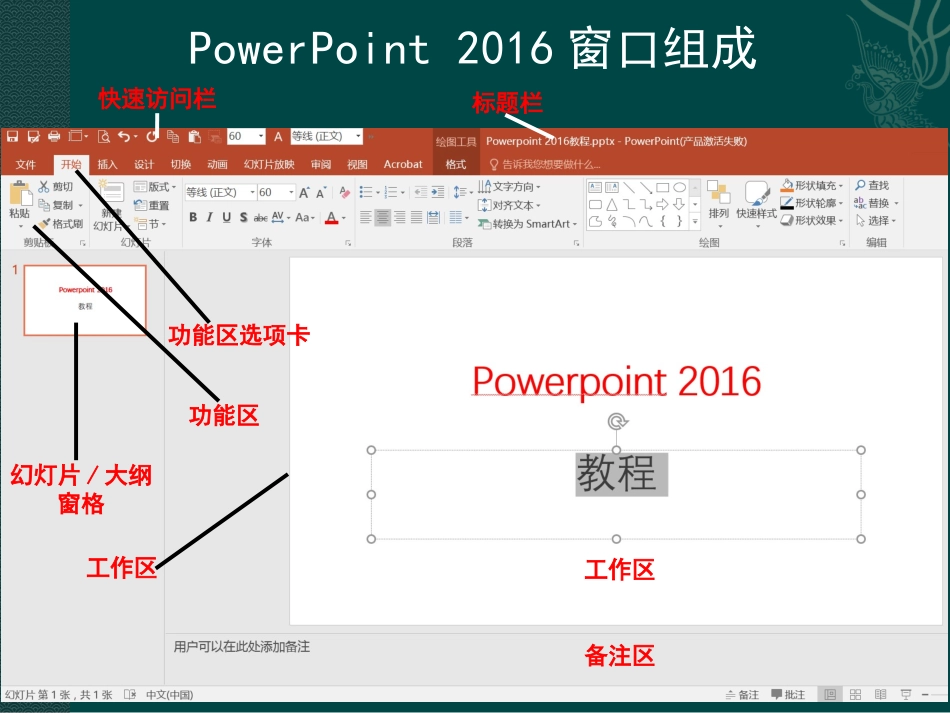 PowerPoint2016基础教程_第2页