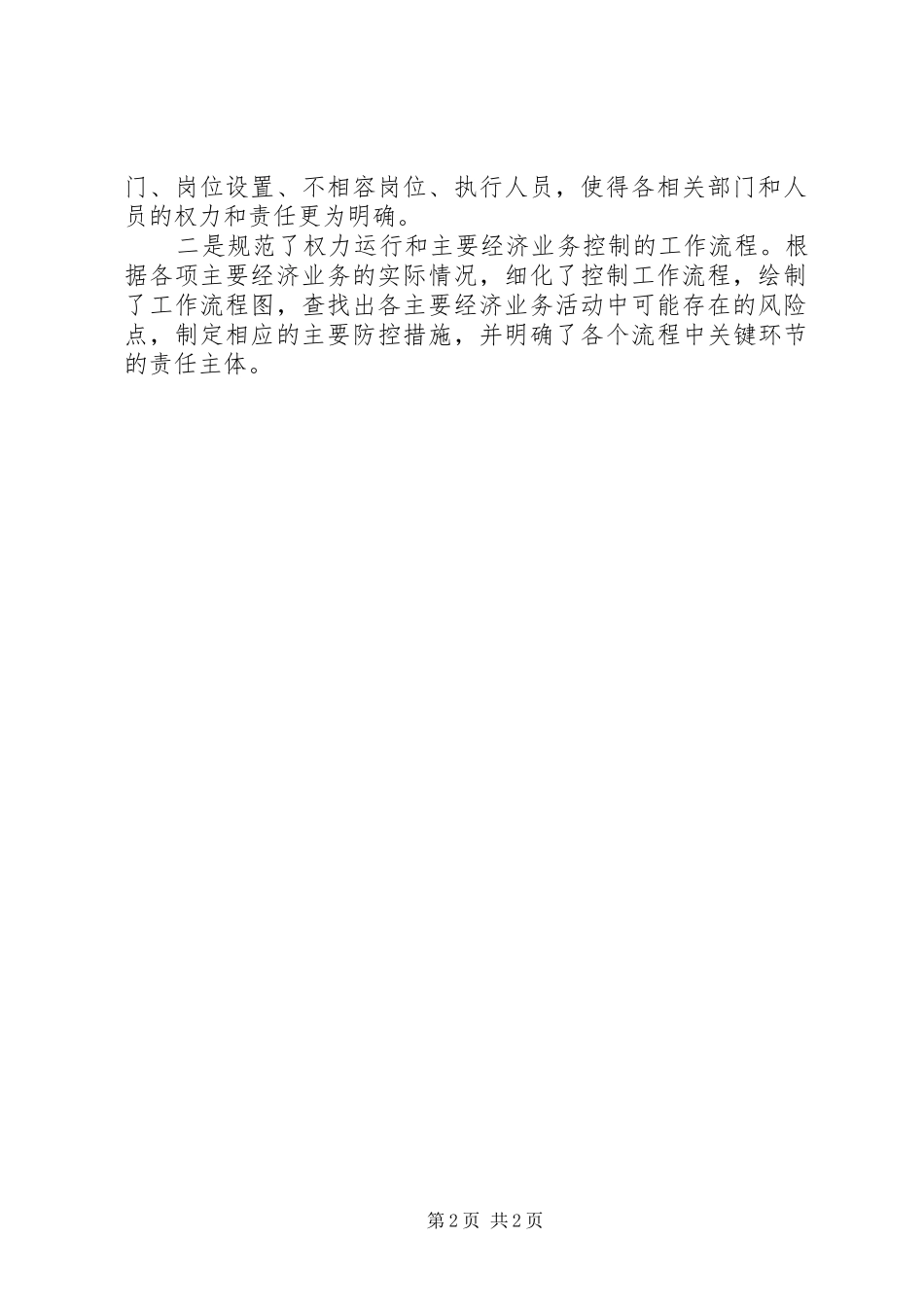 内部控制经验及计划_第2页