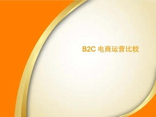 B2C电商平台运营对比