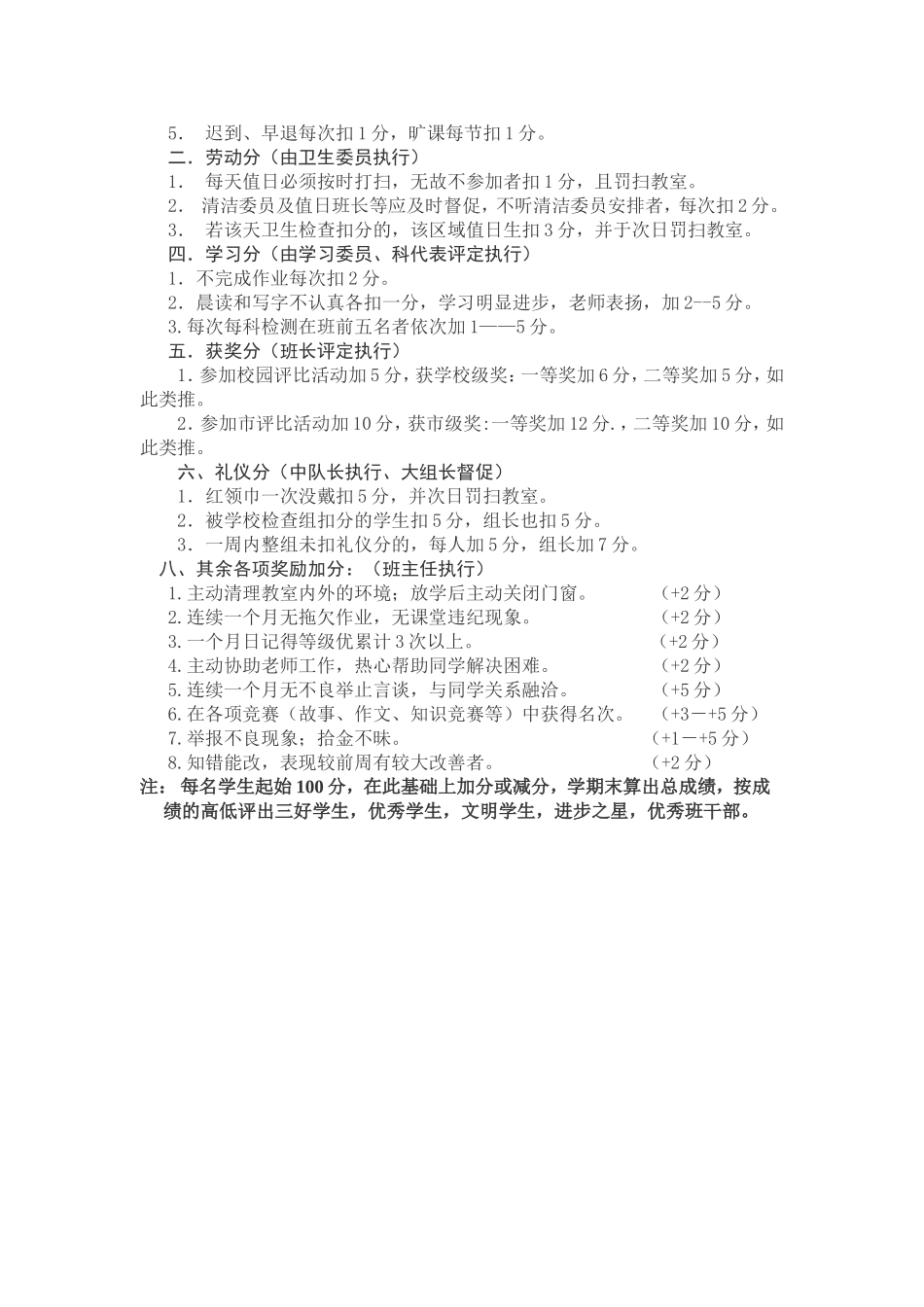 班规及奖惩规定_第2页