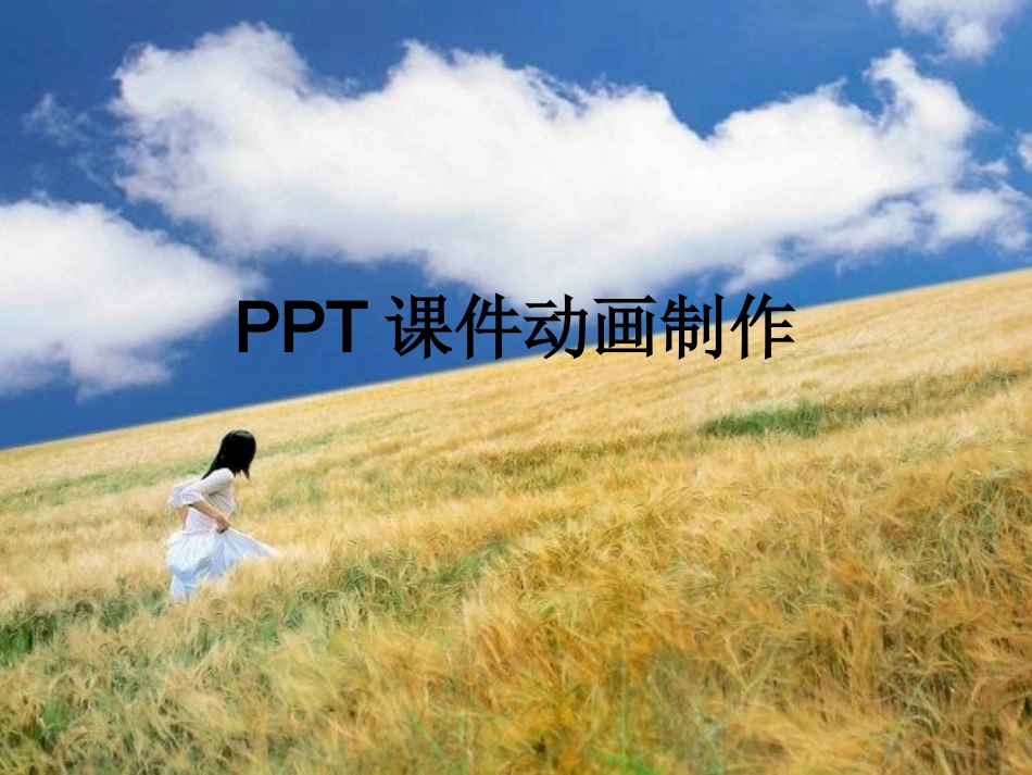 PPT动画制作 (1)_第1页