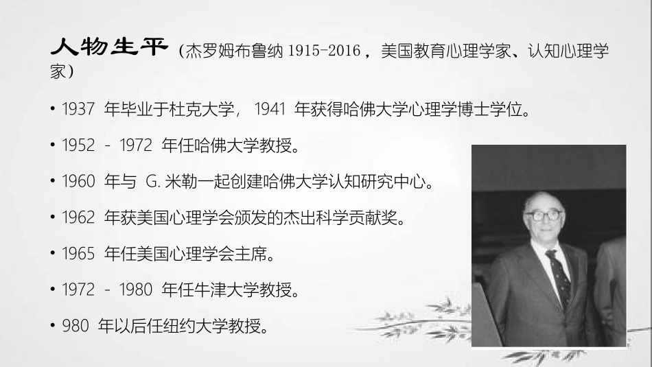 布鲁纳学科结构课程理论_第2页