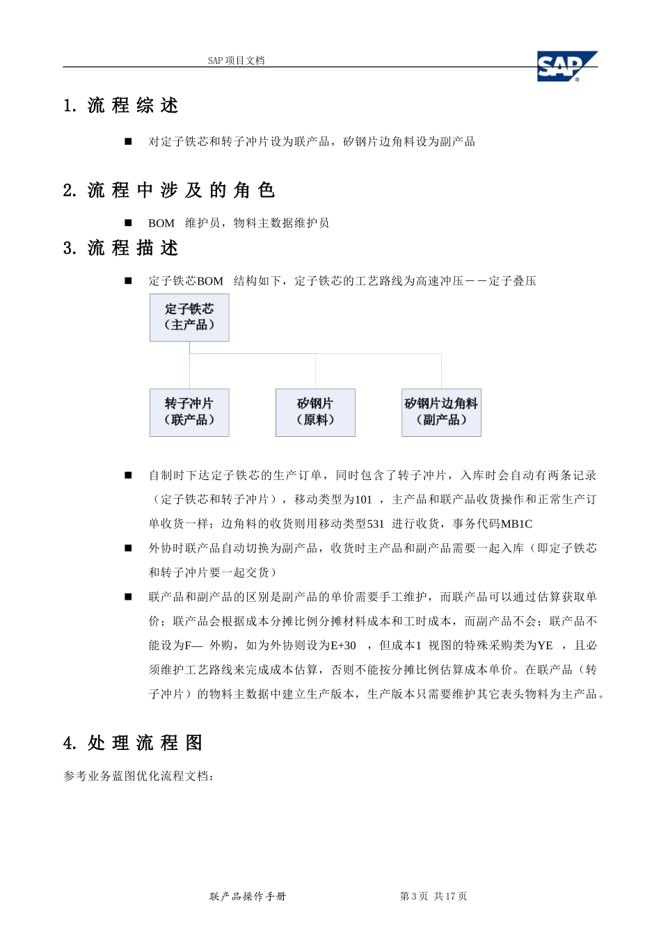 SAP系统中联产品和副产品的设置操作手册_第3页